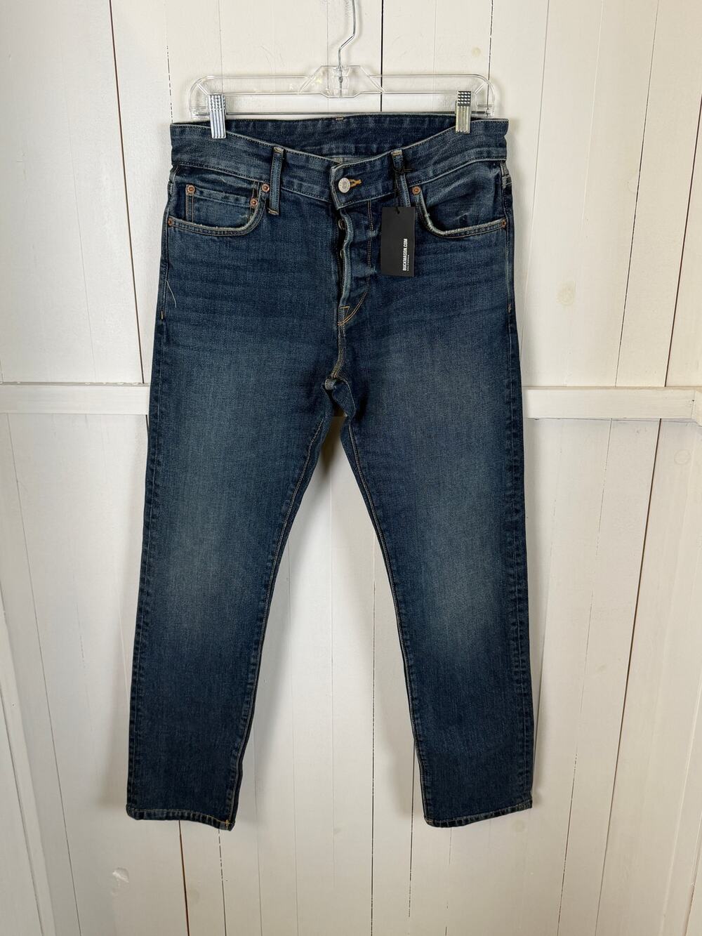 Buck Mason Blue Jeans Men's Size 31x34 NWT Cotton Ankle